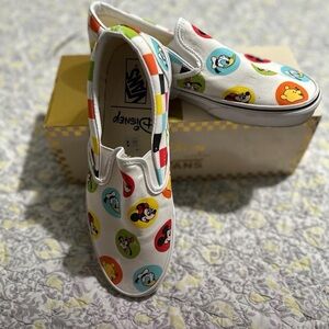 Disney Vans classic Slip-On featuring multiple characters, Disney World’s 50th